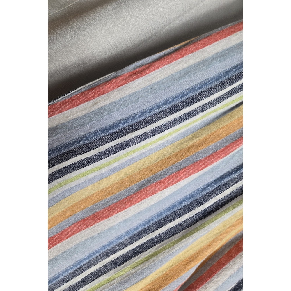 Laundry by Shelli Segal Pants Womens S Linen Wide Leg Striped Boho Chic Relaxed - Picture 6 of 15